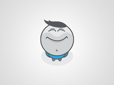 Just Smile :) cartoon funny man smile vector