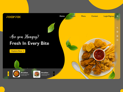 Food Website Design