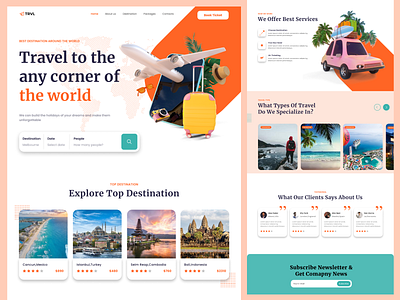 Travel Web @irctc @website design dribbble ui