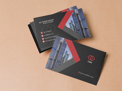 Professional Business Card branding business card illustration logo design portfolio professional real estate typography