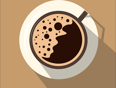 Coffee Cup advertising graphic design illustraion logo design poster design
