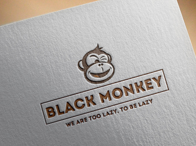 Monkey logo advertising design graphic design illustraion illustration logo design poster design
