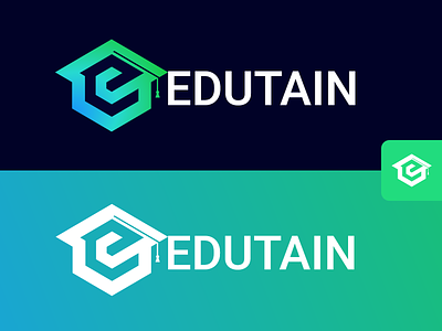 Education Logo Design - Edutain Log Concept