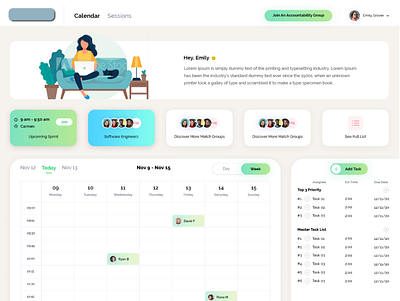 Sessions booking & video conferencing icon ui ux