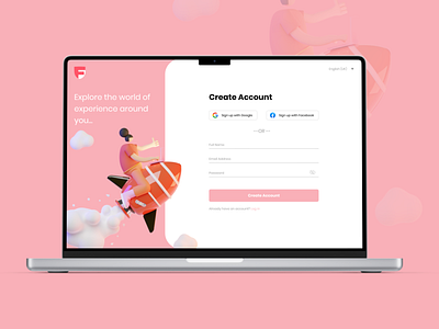 Signup page design