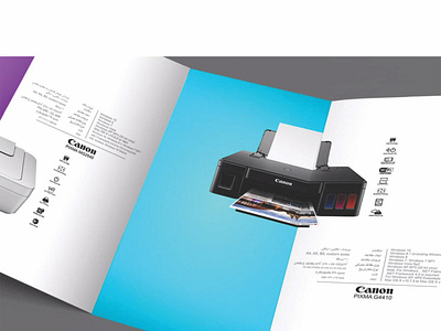 canon brochure branding design