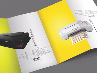 canon brochure branding design