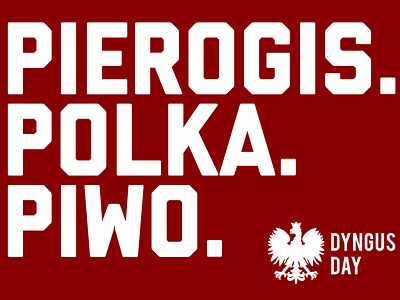 Polish Trinity (Dyngus Day) buffalo dingus day dyngus day eagle easter ethnic graphic design holiday poland polish polish pride typography śmigus dyngus