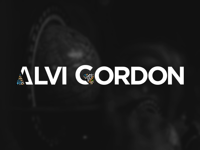ALVI GORDON LOGO DESIGN design illustration logo typography vector