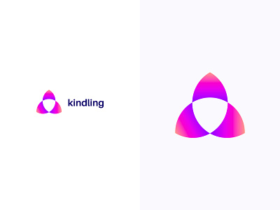 Kindling branding color colorful colorful design colorful logo design logo logo design logodesign logotype