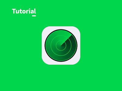 Tutorial to design app icon - Illustrator adobe app icon illustrator iphone radar tuto tutorial
