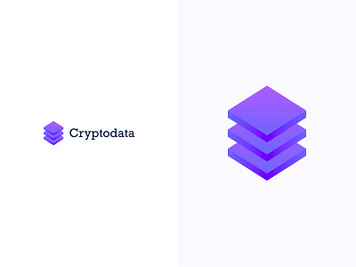 Cryptodata branding colorful design colorful logo design illustration logo logo design logodesign logotype minimal minimalism minimalist minimalist logo minimalistic typography web