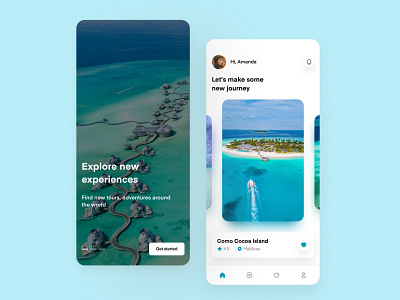 Travel App adventure beach blue explore holiday maldives ocean sea travel travel app trip ui