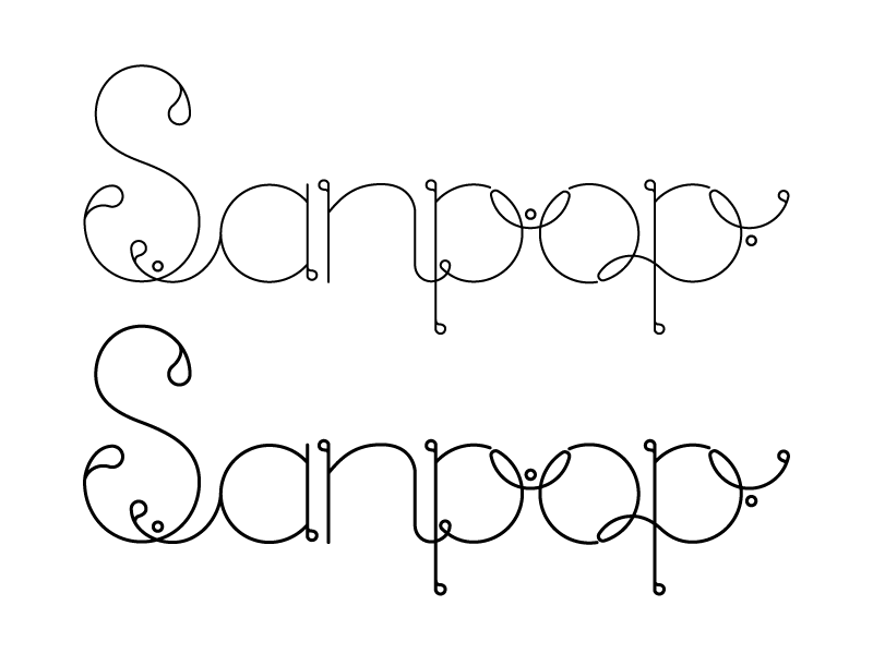 Sanpop wordmark