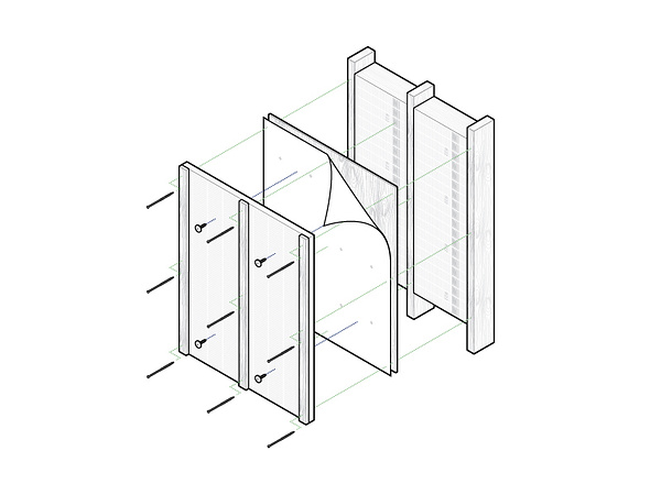 Wall Assembly - Exploded view by Chad Holmes on Dribbble