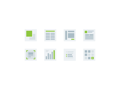 Squares on Squares on Squares focus lab icons illustration