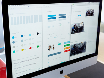 UI Kit in the works button color focus lab form icons typography ui ui kit