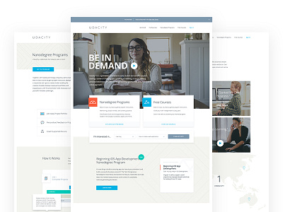 Udacity focus lab form homepage typography ui ux video website