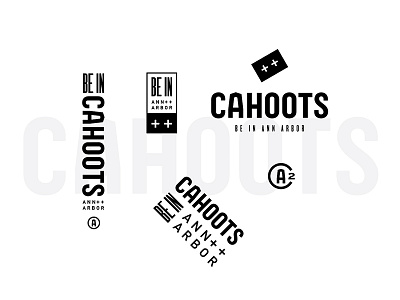 Cahoots Iterations branding flag focus lab logo