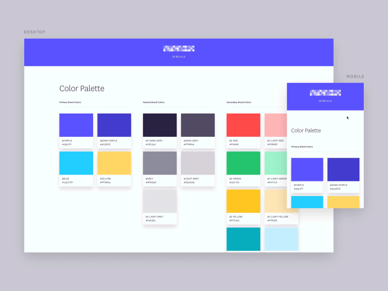 Starting a UI Kit button color focus lab form icons typography ui ui kit