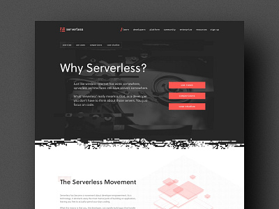 Serverless Site Details 3d button dot focus lab glitch grid illustration pixel site sort web