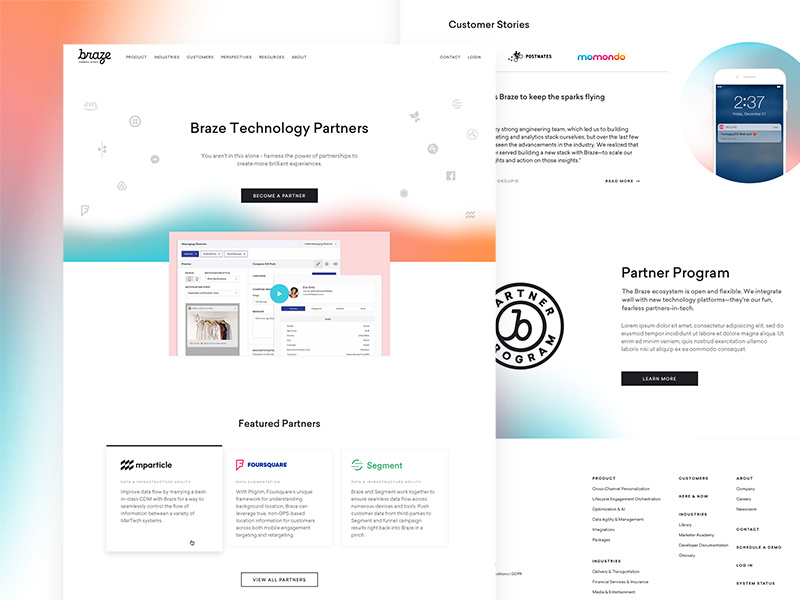 Braze partnerships