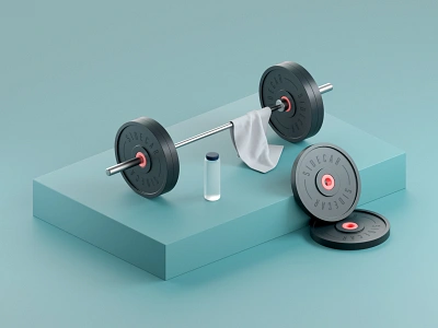 Push Weight 3d cinema4d focus lab illustration maxon octane otoy render