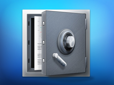 Lock It Up combination icon illustration metal nji media perspective photoshop safe