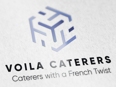 Voila Caterers business caterers logo logo