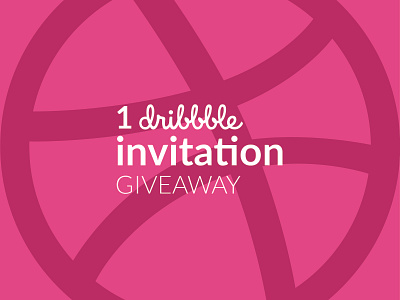 1 Dribbble Invite Giveaway dribbble ball dribbble invitation giveaway invite design invite giveaway