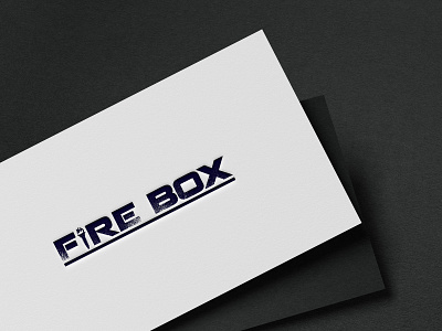 Fire Box2 branding logo minimal