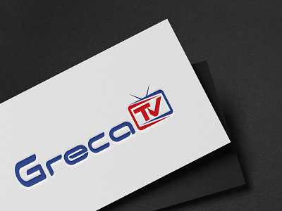 Tv logo branding design logo minimal