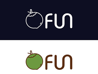 Coconut Logo 3d logo branding business logo coconut logo combination logo creative logo funlogo logo minimal modern logo