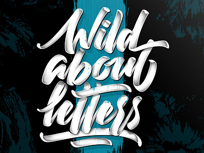 Wild about letters angeloknf brush calligraphy inspiration lettering logo photoshop type typography wildaboutletters