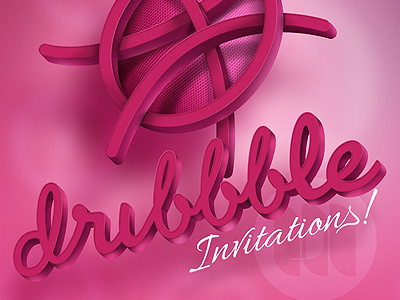 DRIBBBLE Invitations!!!