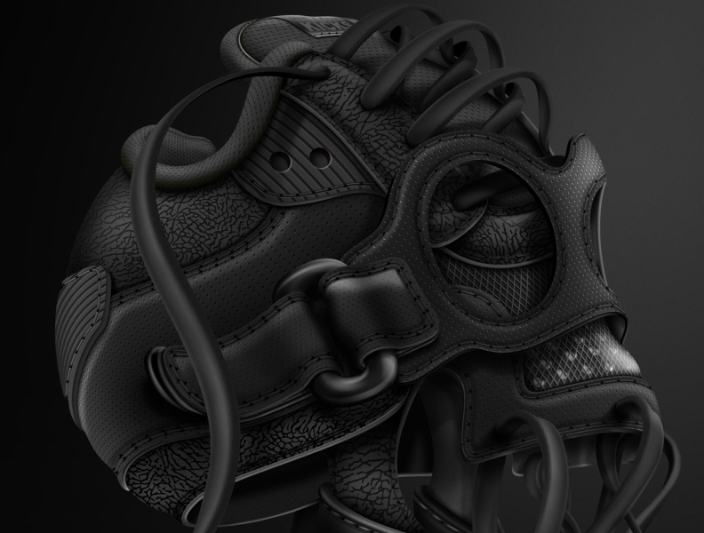 BLACK SKULL - We love Kicks project 3d 3d art design drawing illustration inspiration nike nike design photoshop schultz shoes sketch skull skull art skull logo texture vector