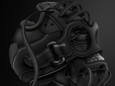 BLACK SKULL - We love Kicks project 3d 3d art design drawing illustration inspiration nike nike design photoshop schultz shoes sketch skull skull art skull logo texture vector