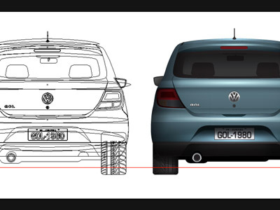 Gol - car design to GPS on iPhone