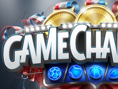 Game Changers Logo 3d design game illustrator lettring logo mobile photoshop type typography