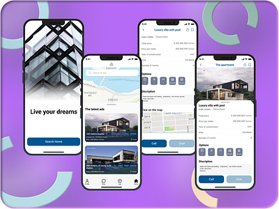 Home Rental and Purchase Application app application design design system figma home product rental ui uiux ux