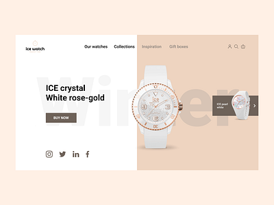 ICE watch redesign landing page