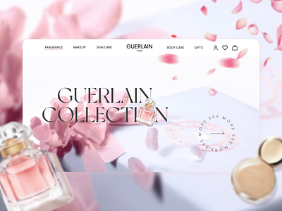 Guerlain redesign landing page