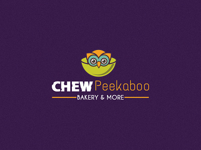 Chew Peekaboo Logo brand design brand identity design illustration logo concept logo design logo development