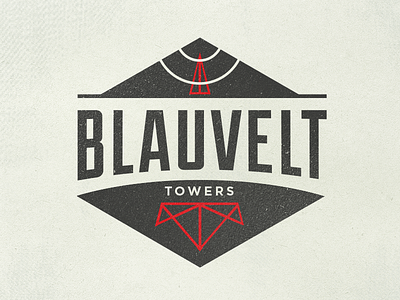 Blauvelt Towers brand logo mark tower