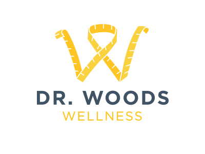 Dr. Woods Wellness Final Logo brand doctor dr. woods health logo mark tape measure wellness