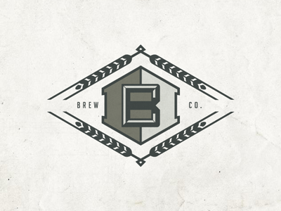 Cinder Block Brewery, Mark Round 1 beer branding brewery logo mark