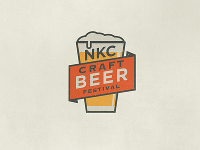 NKC Brew Fest 3 beer branding brewery logo mark