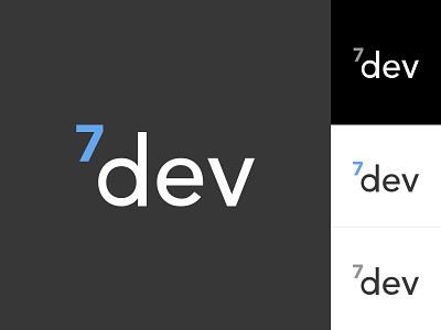 7Dev Logo business code studio developer logo