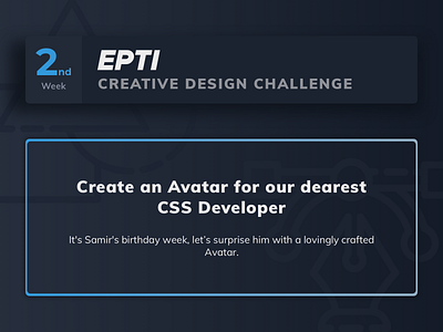 EPTI Creative Design Challenge - Week 02