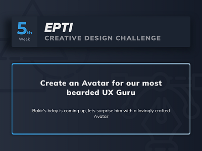 EPTI Creative Design Challenge - Week 05 challenge epti